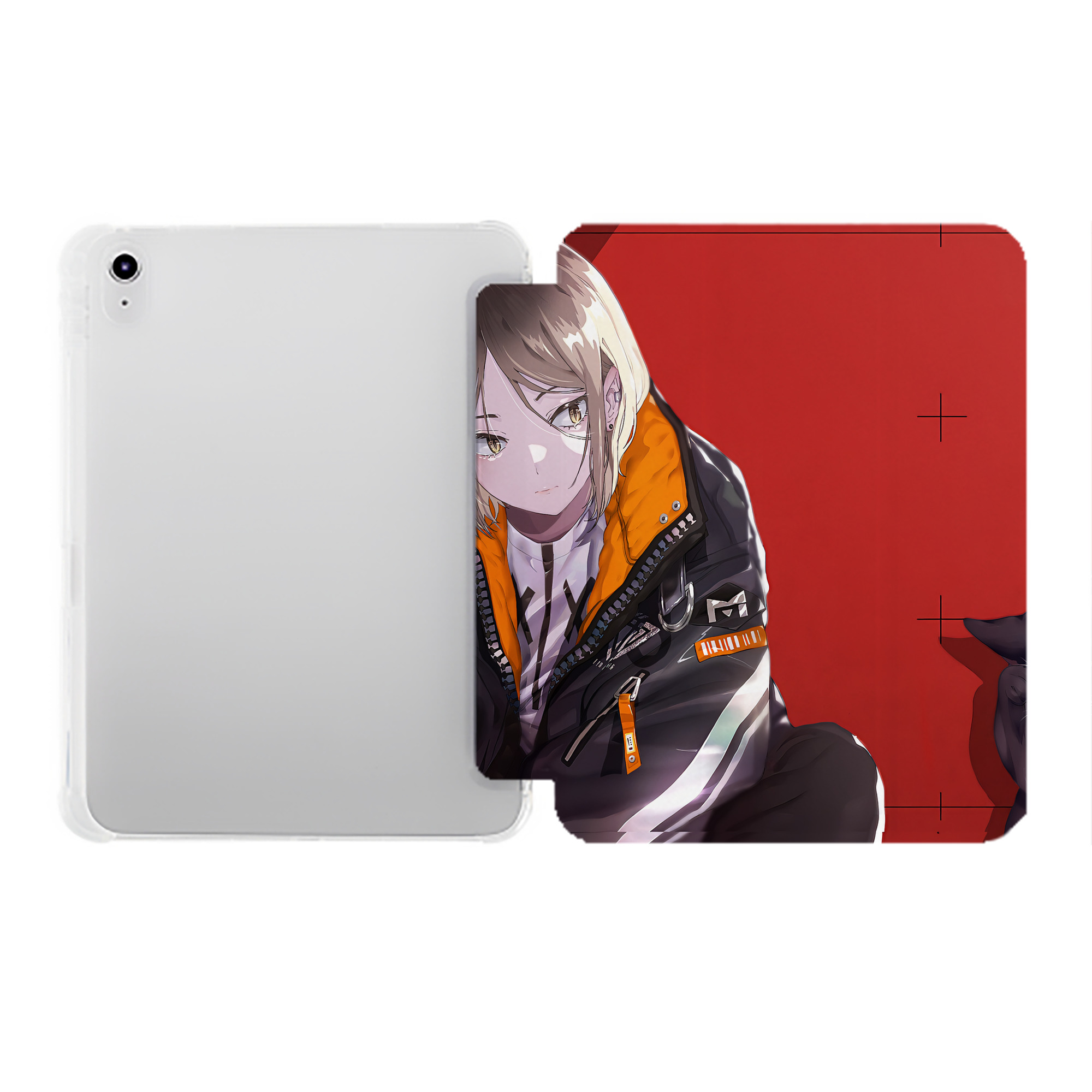 （画像用） ハイキュー!! Haikyu!! IPad ケース ペン収納付き 三つ折りスタンド PUレザー×シリコン 対応機種9.5/10.5/10.9インチ